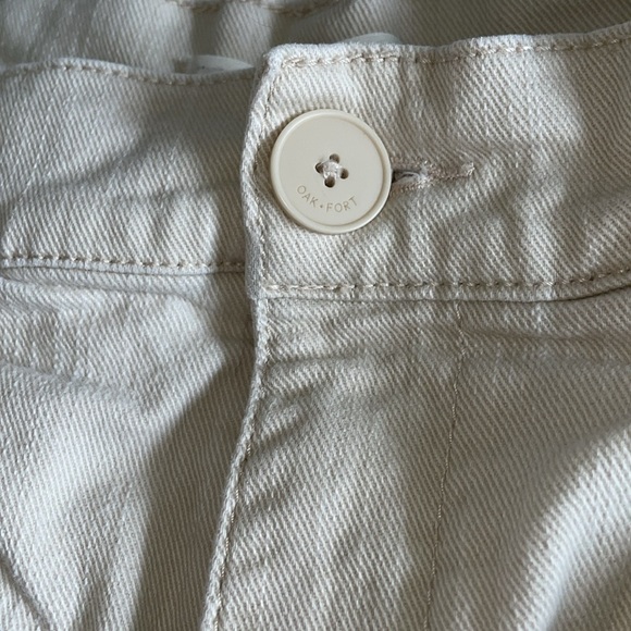 TAN PLEATED OAK + FORT TROUSERS SIZE 2 - Picture 2 of 5